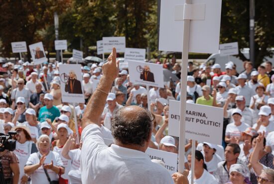 Акция протеста оппозиции в Кишиневе