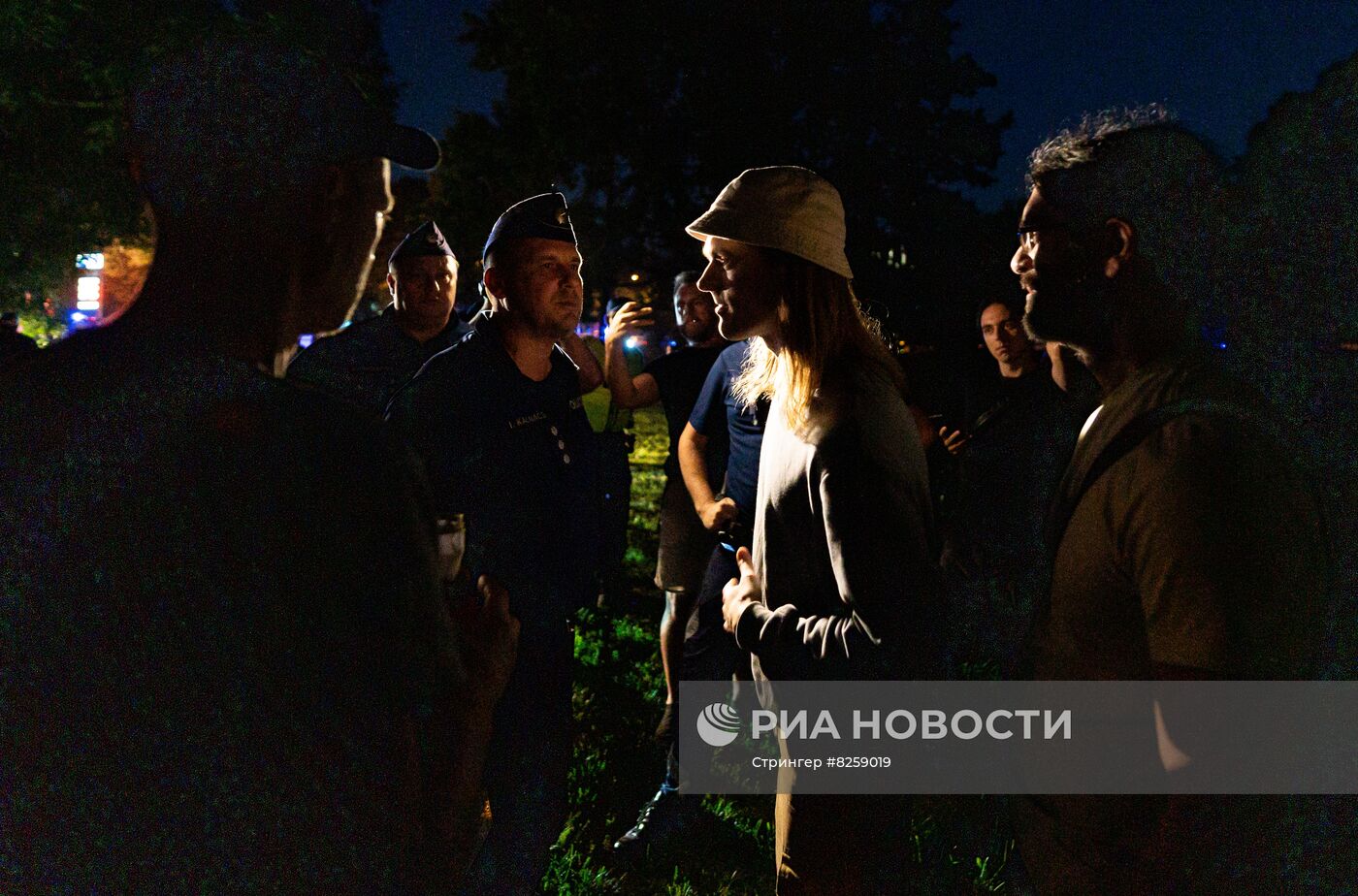 Снос памятника Освободителям Риги
