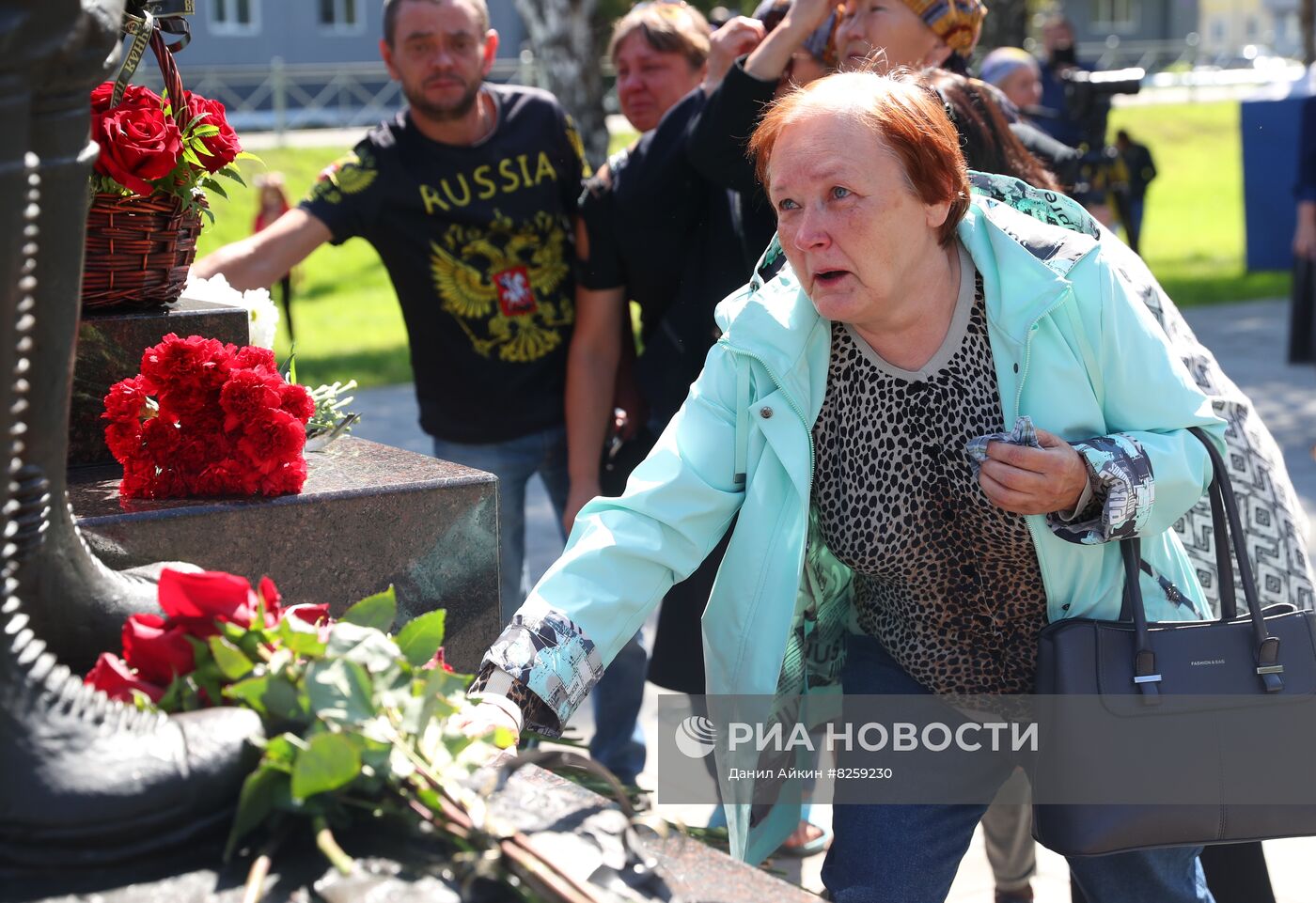 Открытие Аллеи шахтёрской славы у шахты "Листвяжная"