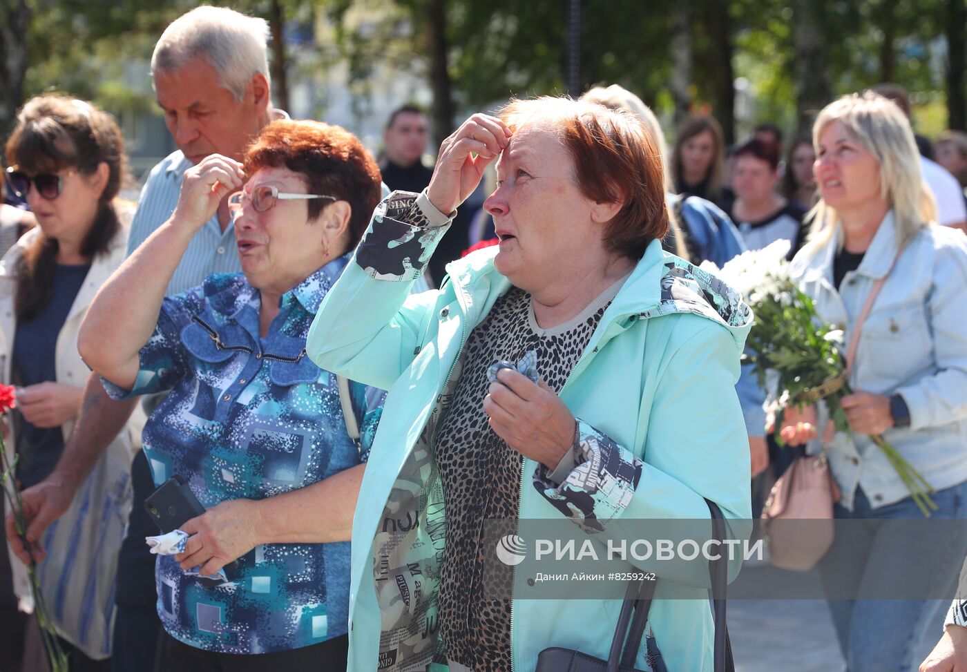 Открытие Аллеи шахтёрской славы у шахты "Листвяжная"