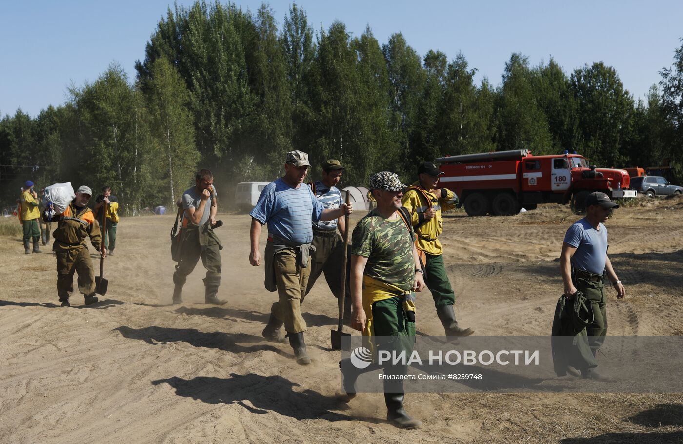 Борьба с лесными пожарами в Нижегородской области