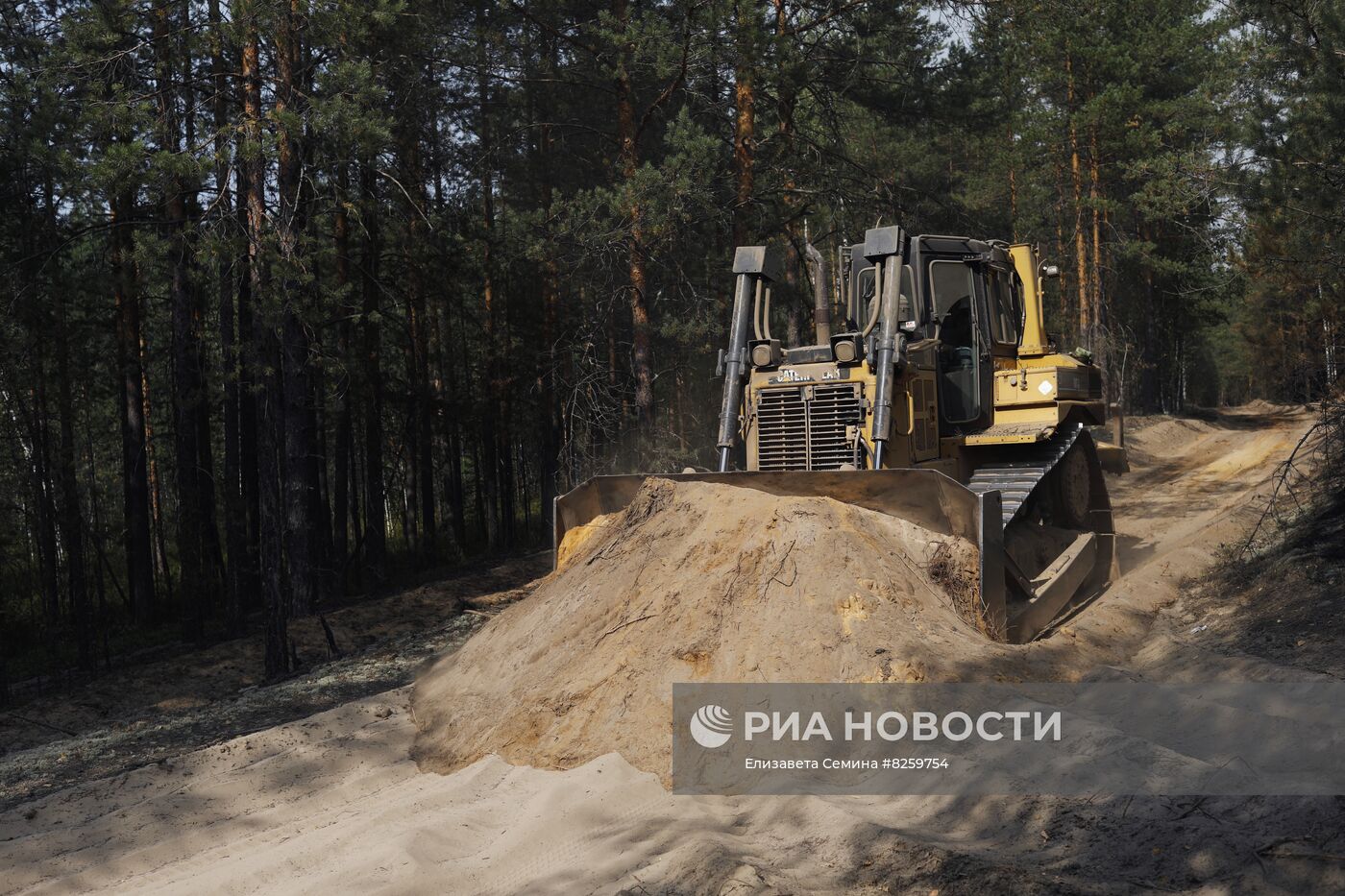 Борьба с лесными пожарами в Нижегородской области