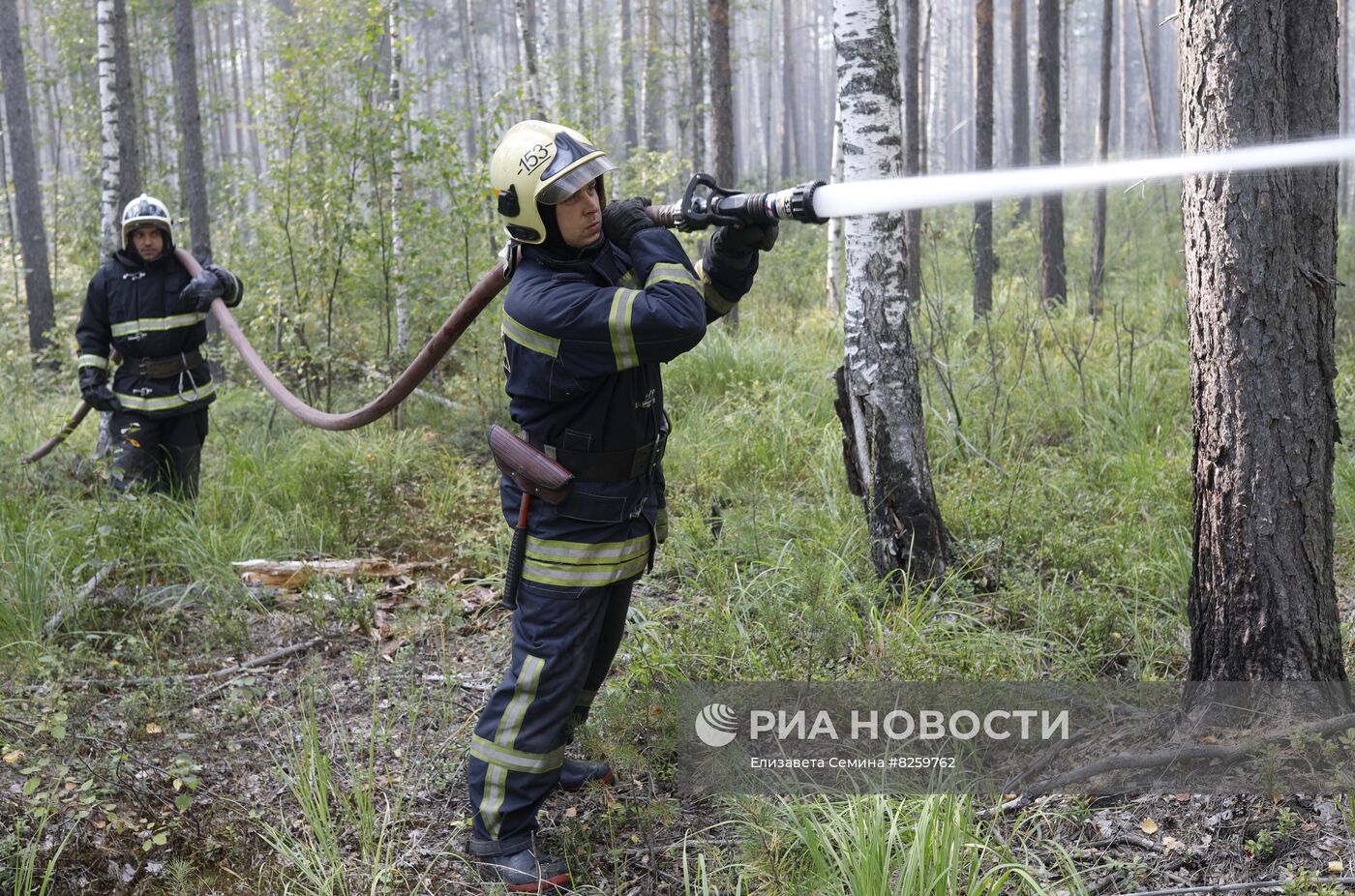 Борьба с лесными пожарами в Нижегородской области
