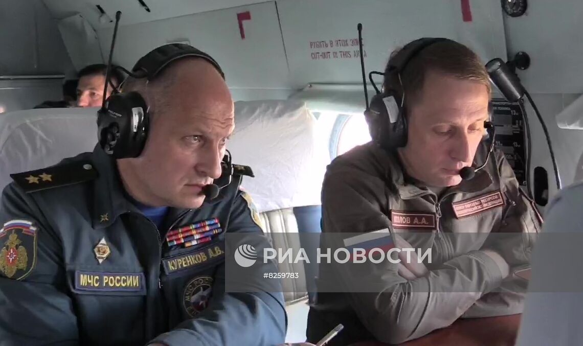 Вице-премьер Д. Григоренко, глава МЧС А. Куренков и мэр Москвы С. Собянин посетили регионы, страдающие от пожаров