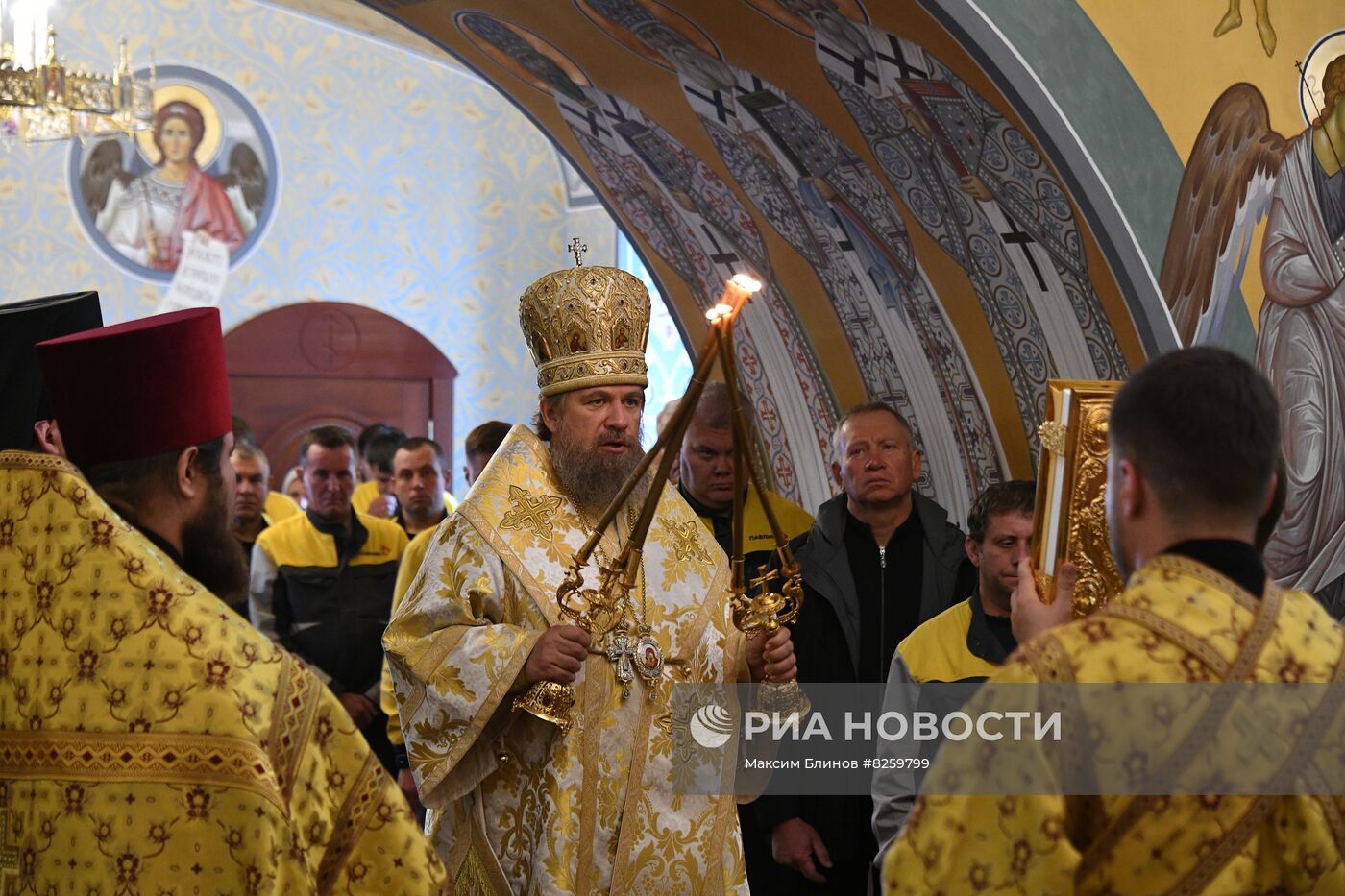 Освящение нового храма Святителя Николая Чудотворца в Магаданской области