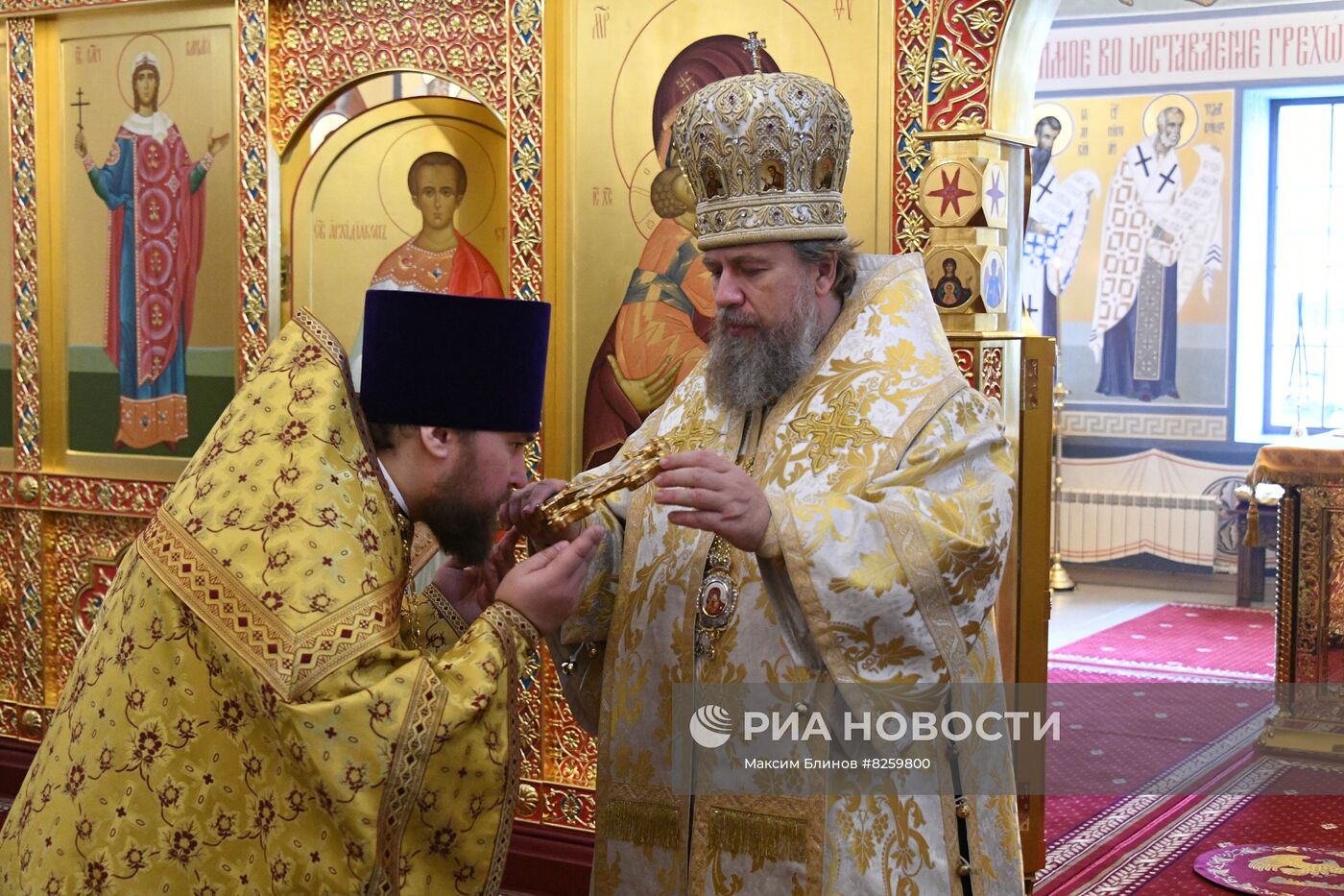 Освящение нового храма Святителя Николая Чудотворца в Магаданской области