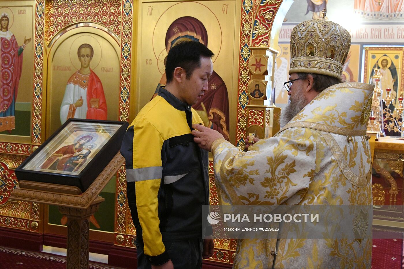 Освящение нового храма Святителя Николая Чудотворца в Магаданской области