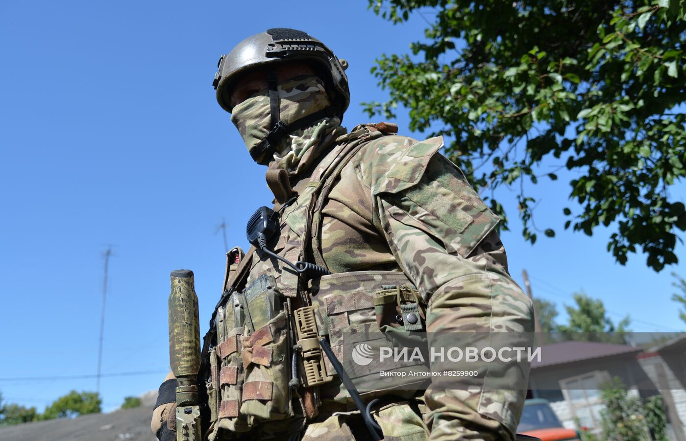 Работа российского спецназа в Харьковской области