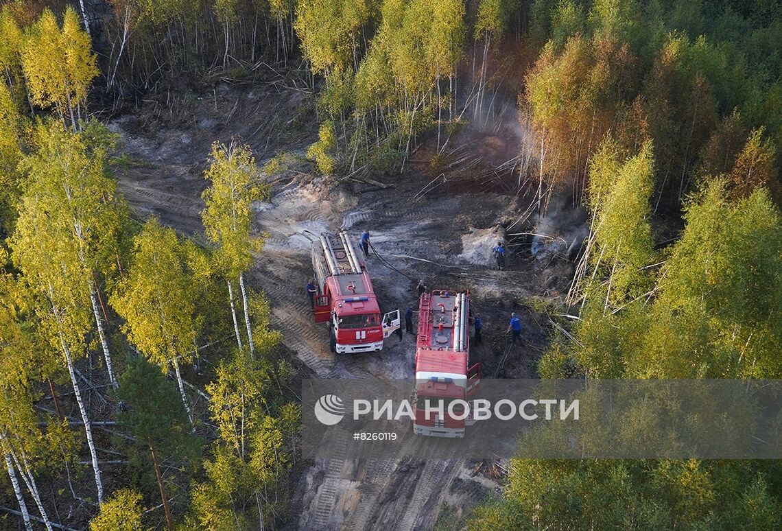 Вице-премьер Д. Григоренко, глава МЧС А. Куренков и мэр Москвы С. Собянин посетили регионы, страдающие от пожаров