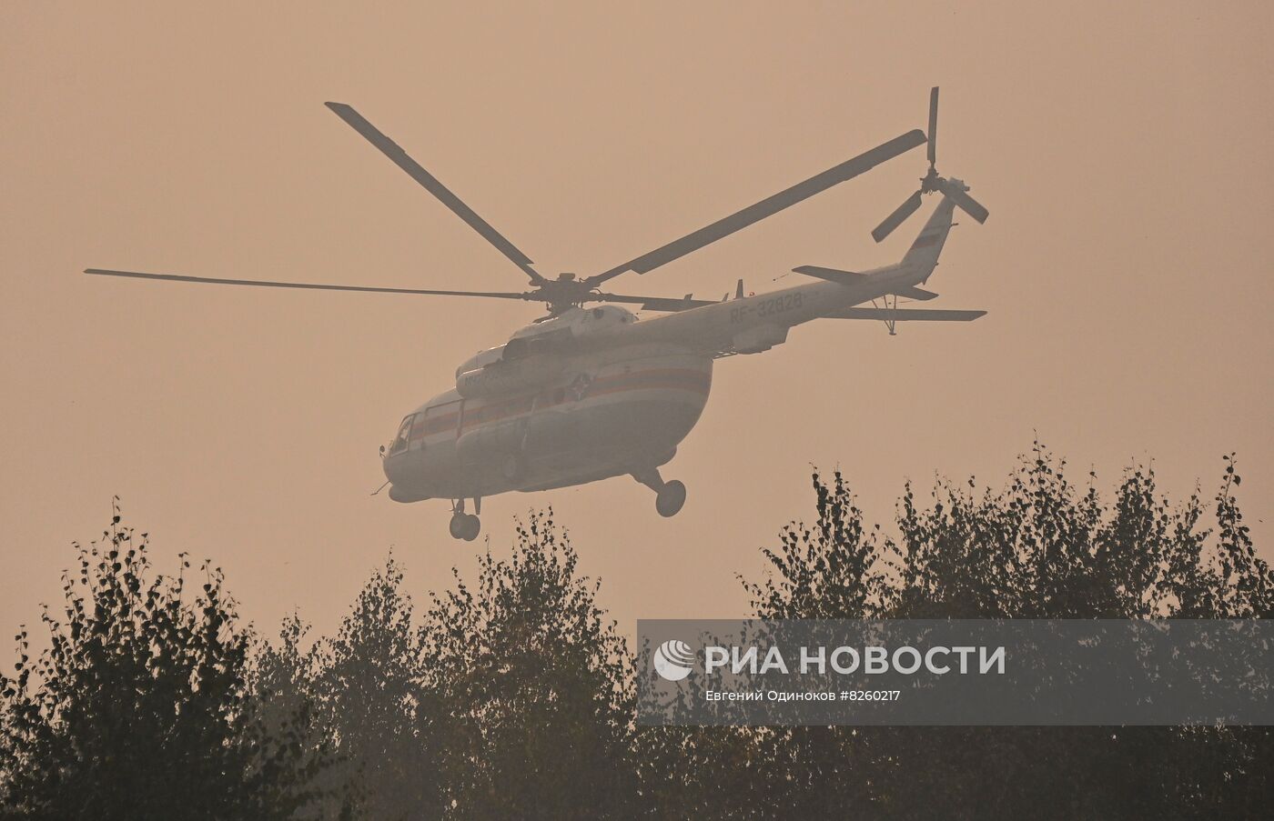 Тушение пожаров в Рязанской области