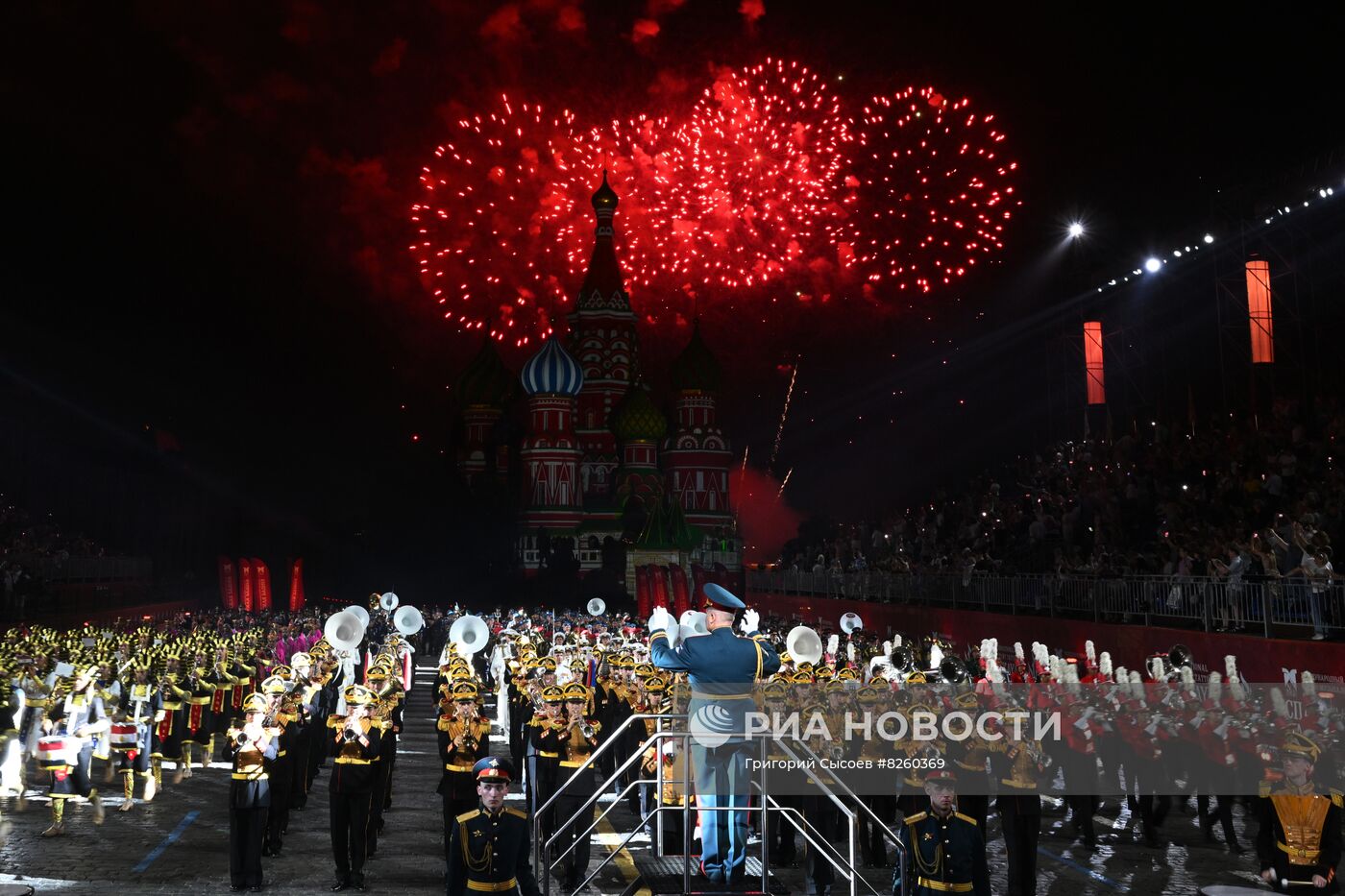 Генеральная репетиция военно-музыкального фестиваля "Спасская башня"