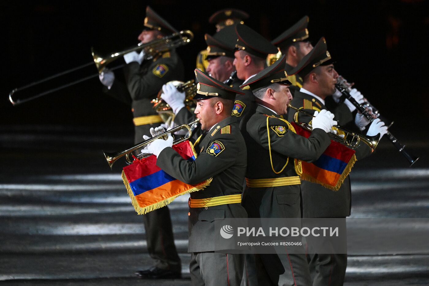 Генеральная репетиция военно-музыкального фестиваля "Спасская башня"