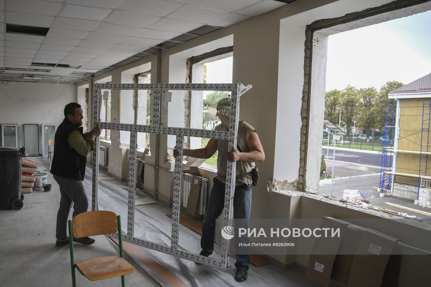 Подготовка школ к новому учебному году в Волновахском районе ДНР