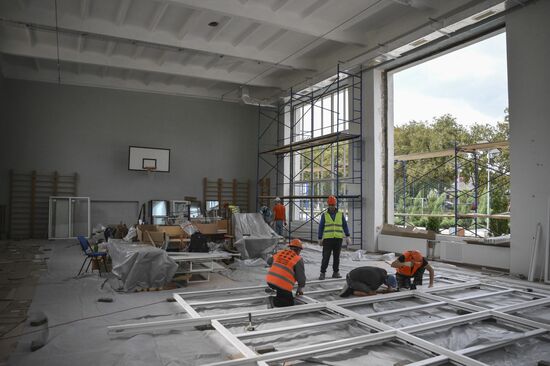 Подготовка школ к новому учебному году в Волновахском районе ДНР