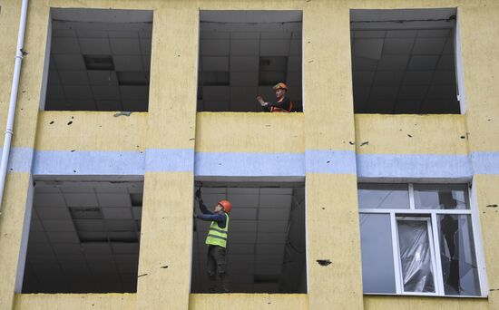 Подготовка школ к новому учебному году в Волновахском районе ДНР