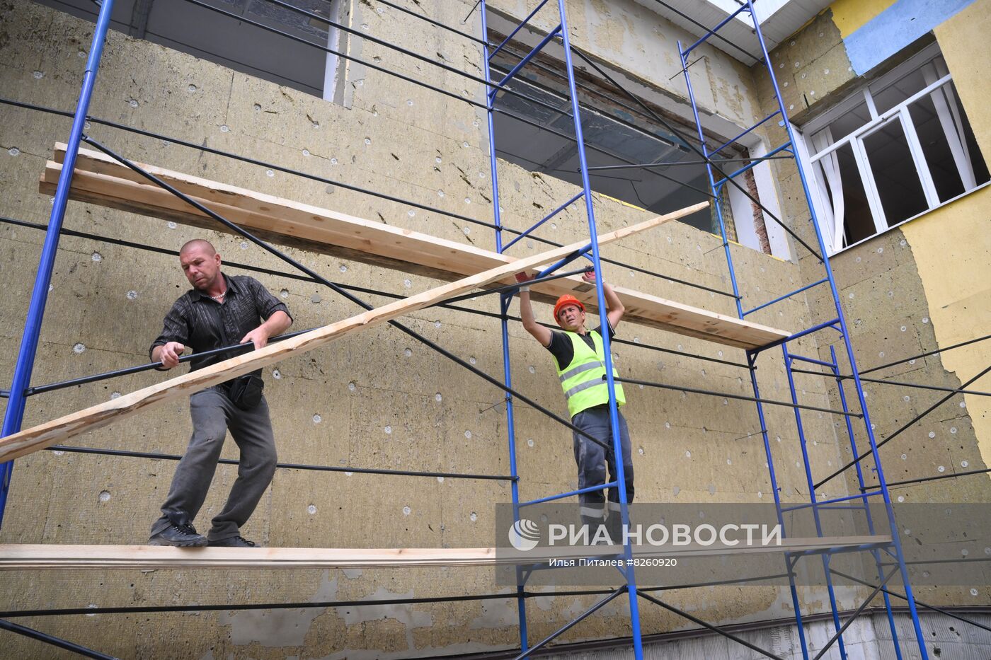 Подготовка школ к новому учебному году в Волновахском районе ДНР