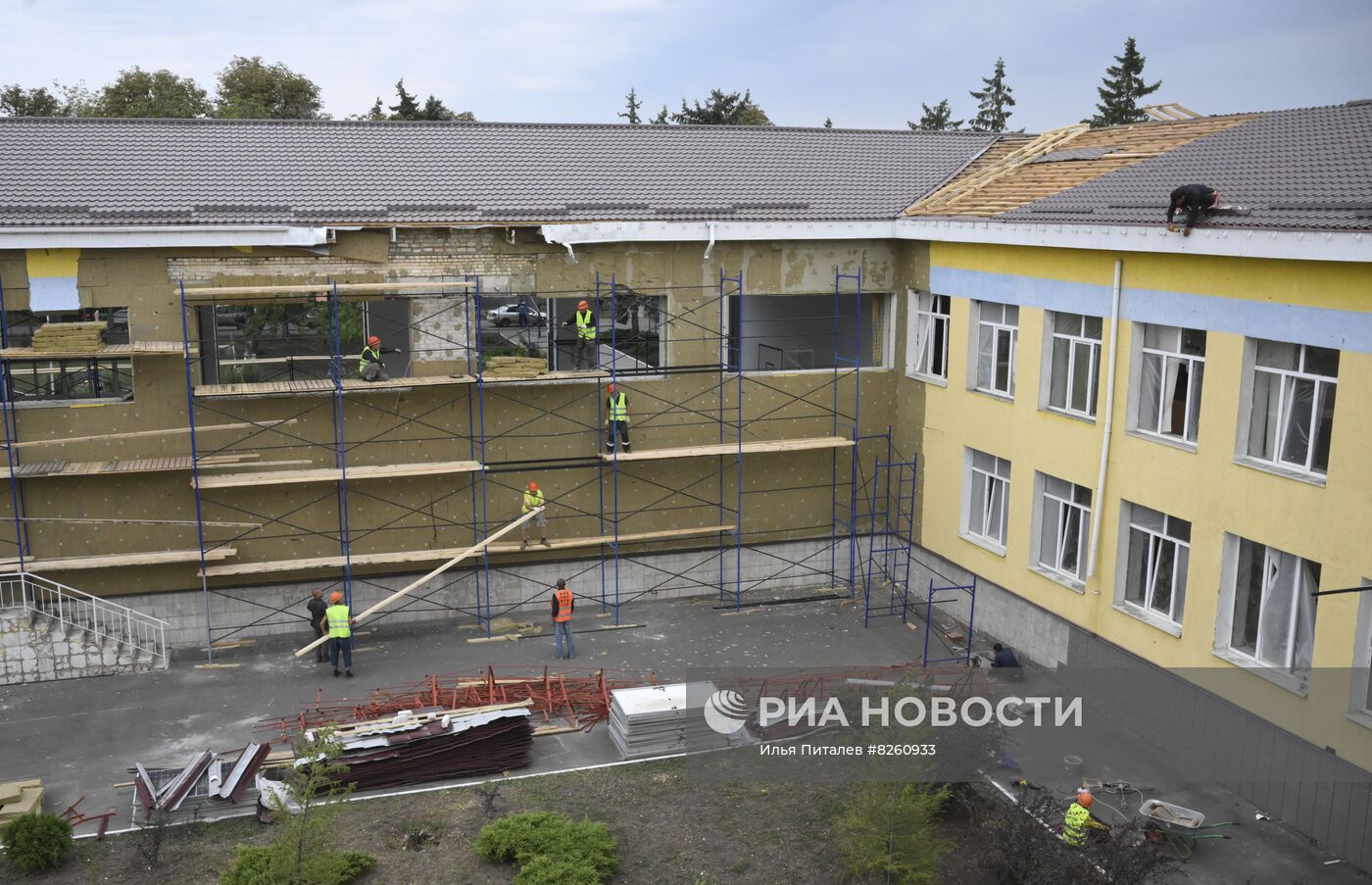 Подготовка школ к новому учебному году в Волновахском районе ДНР