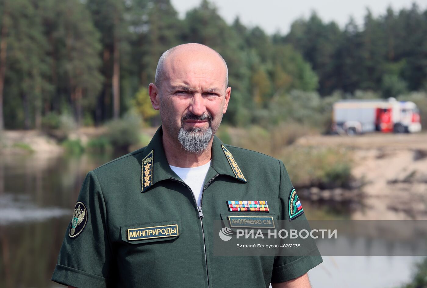 Тушение пожаров в Рязанской области