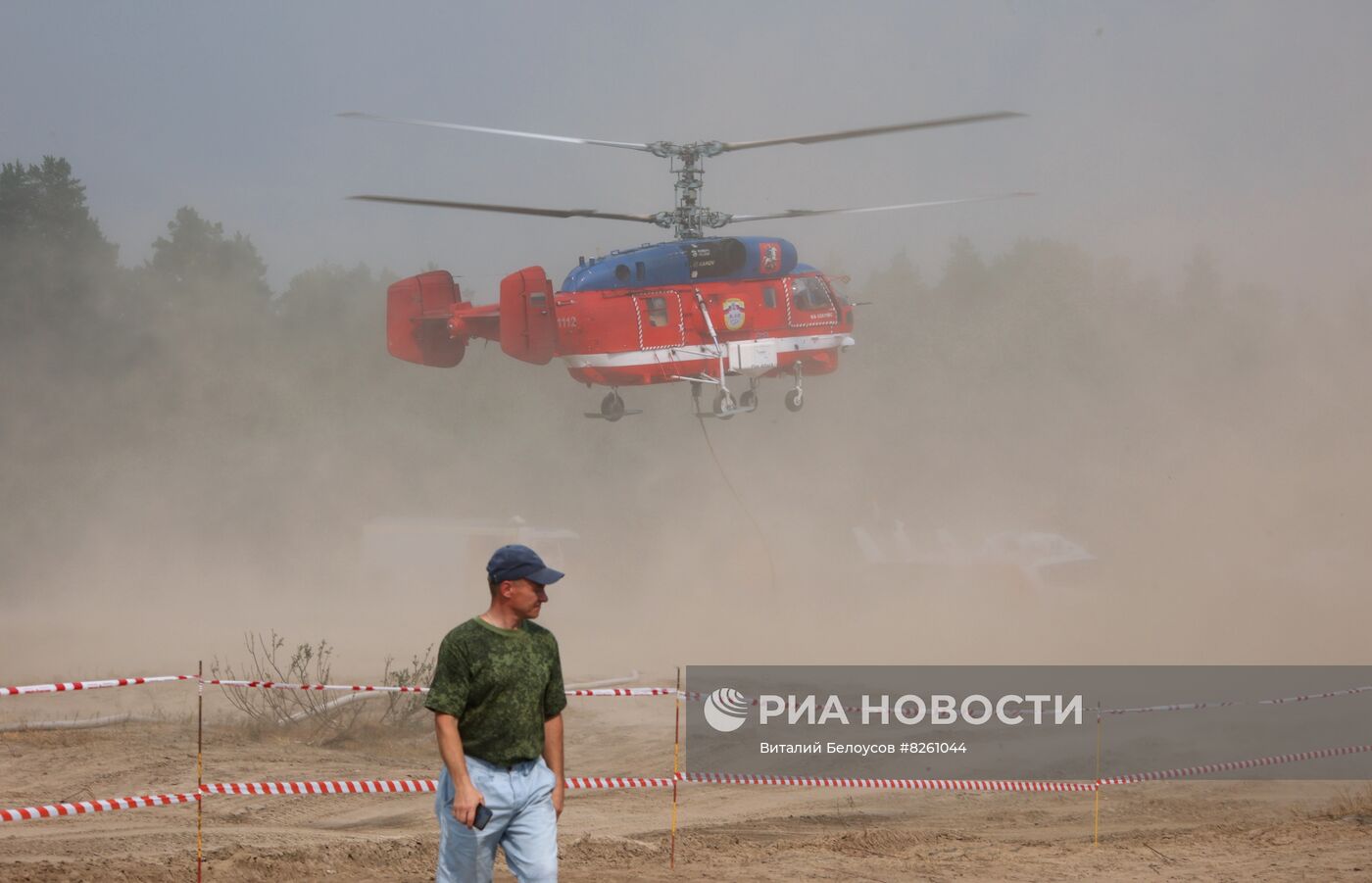 Тушение пожаров в Рязанской области