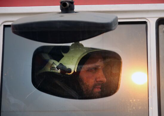 Тушение пожаров в Рязанской области 