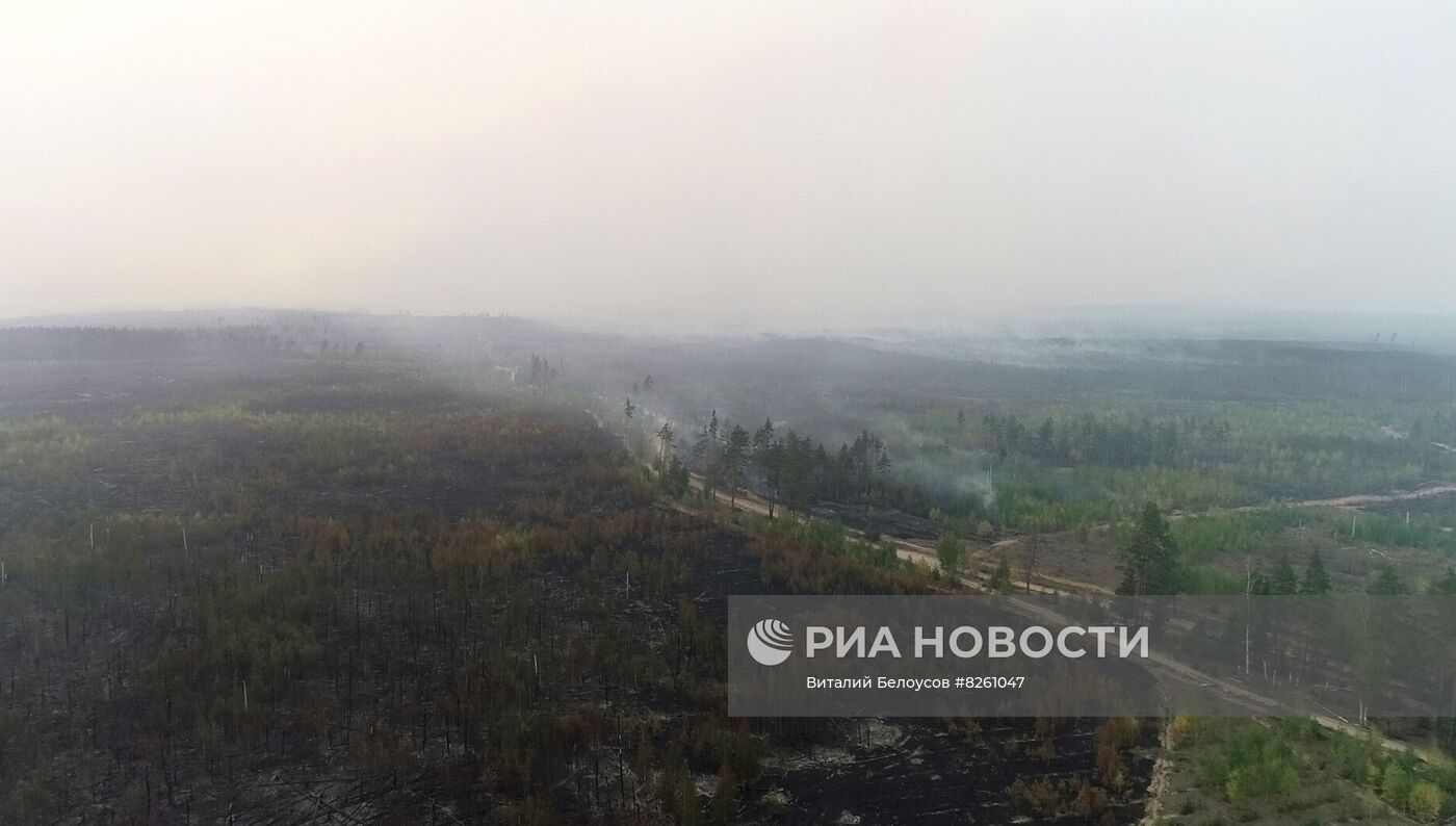 Тушение пожаров в Рязанской области