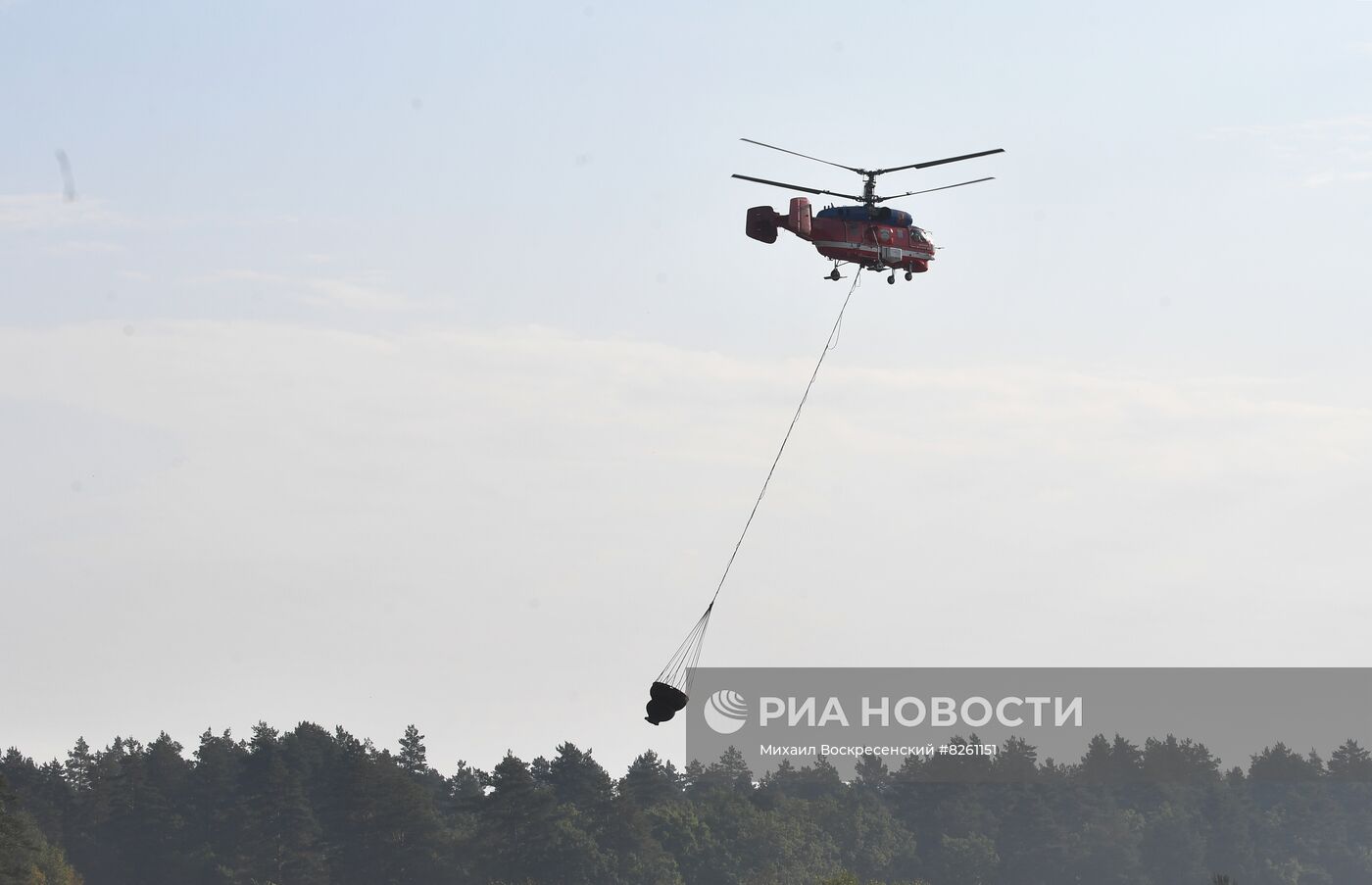 Тушение пожаров в Рязанской области