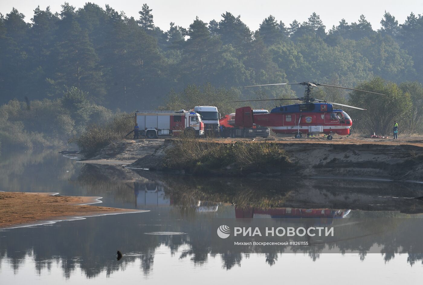 Тушение пожаров в Рязанской области