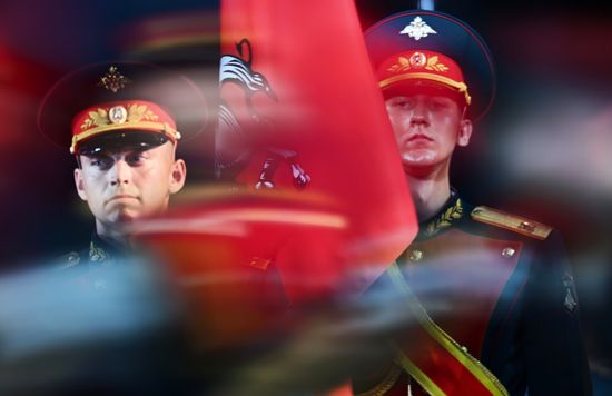 Церемония открытия Международного военно-музыкального фестиваля "Спасская башня" 