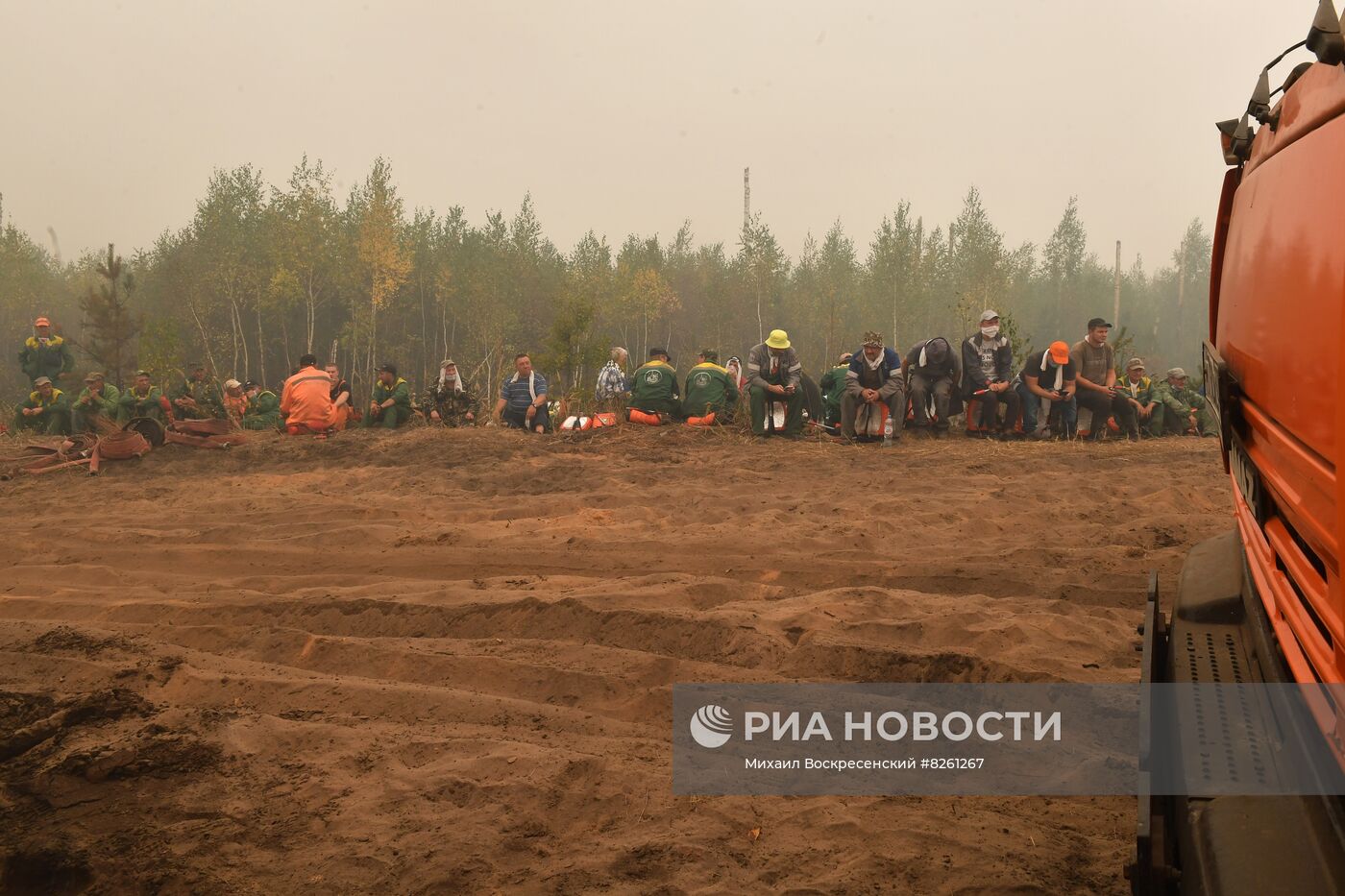 Тушение пожаров в Рязанской области