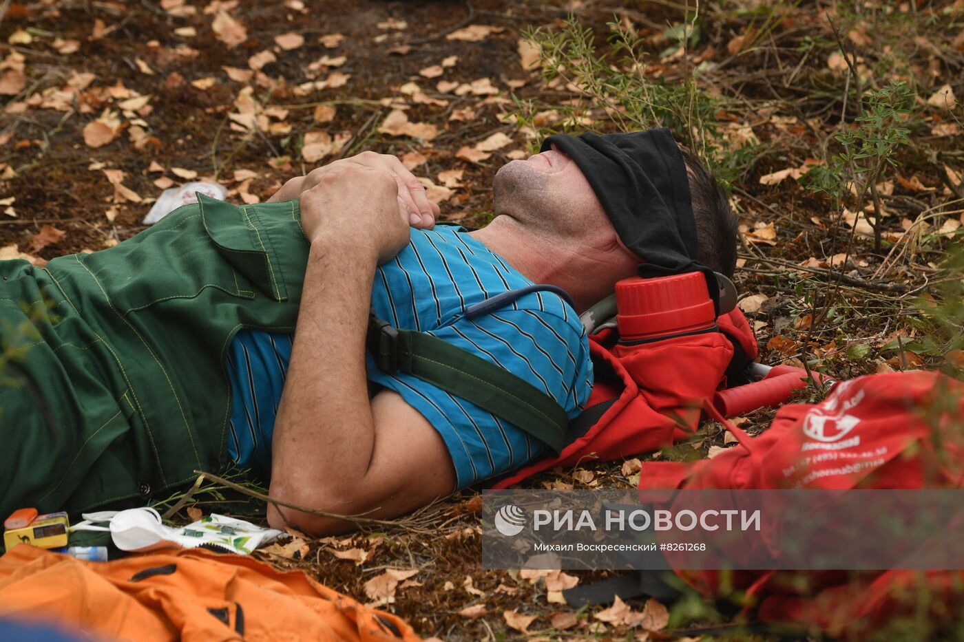 Тушение пожаров в Рязанской области