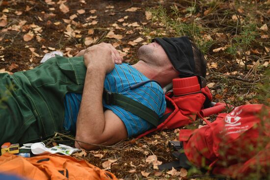 Тушение пожаров в Рязанской области