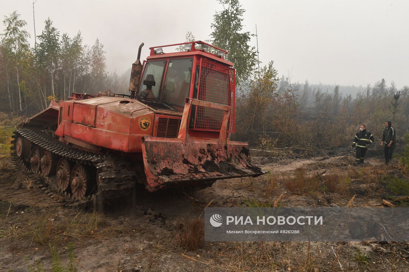 Тушение пожаров в Рязанской области