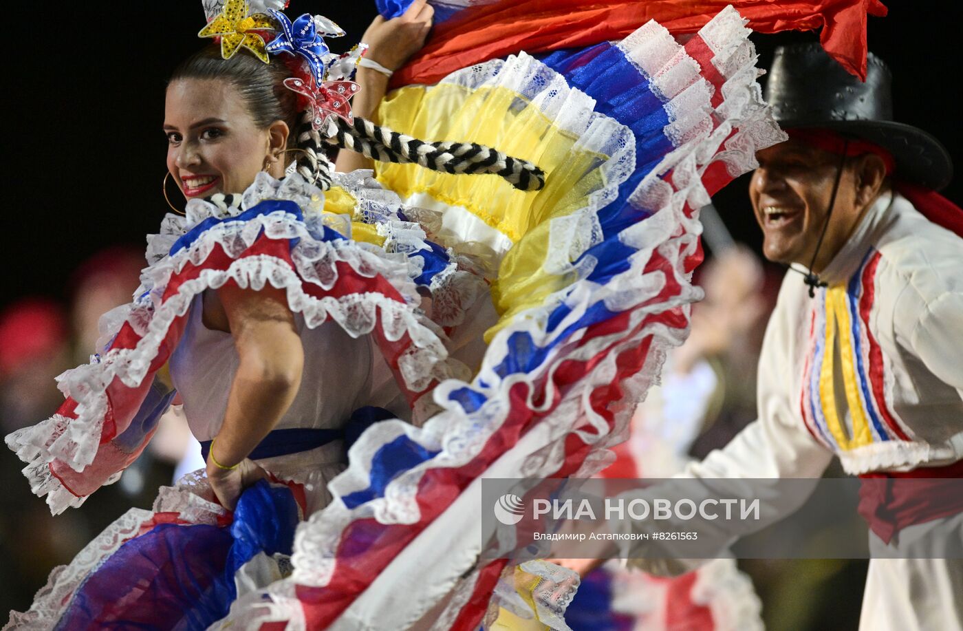 Церемония открытия Международного военно-музыкального фестиваля "Спасская башня" 