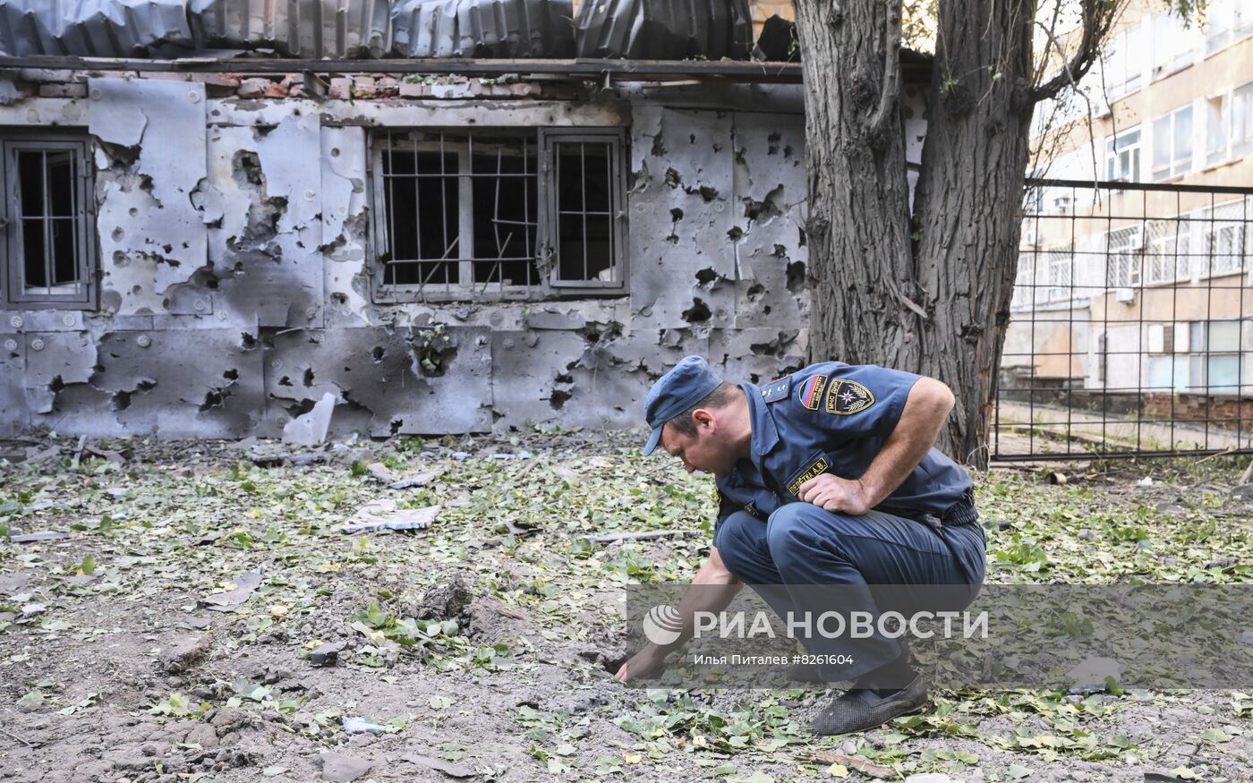 ВСУ обстреляли центр Донецка