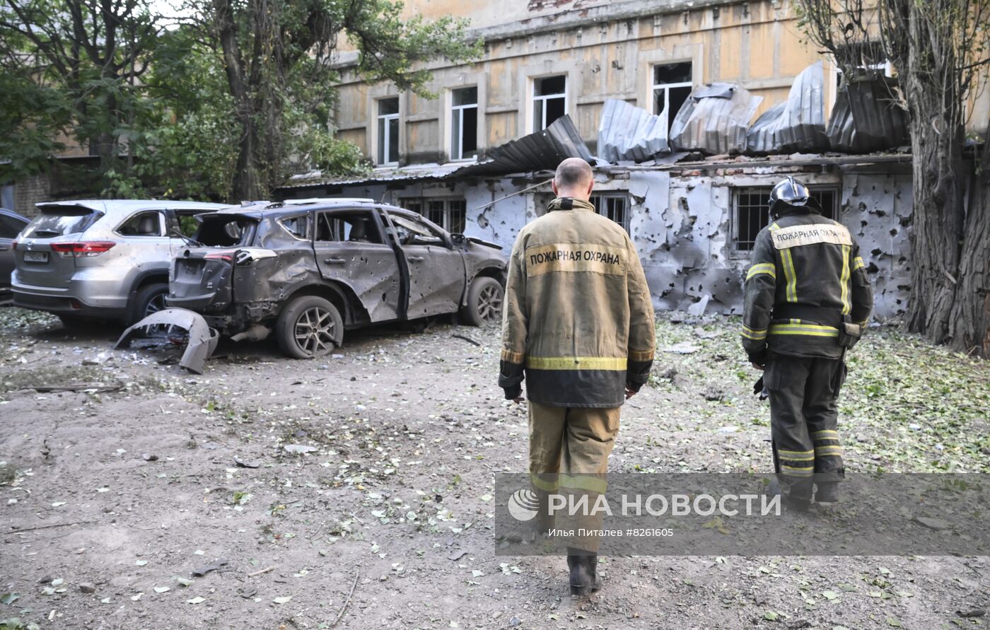 ВСУ обстреляли центр Донецка