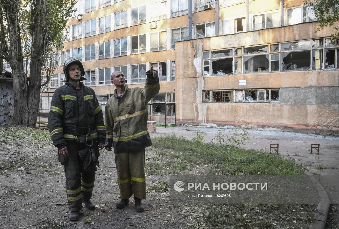 ВСУ обстреляли центр Донецка