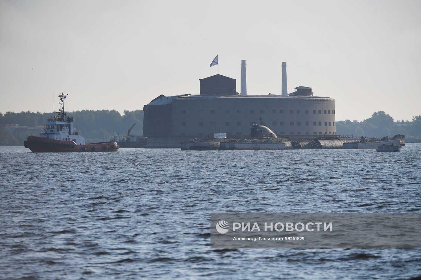 Транспортировка АПЛ "Ленинский комсомол" 