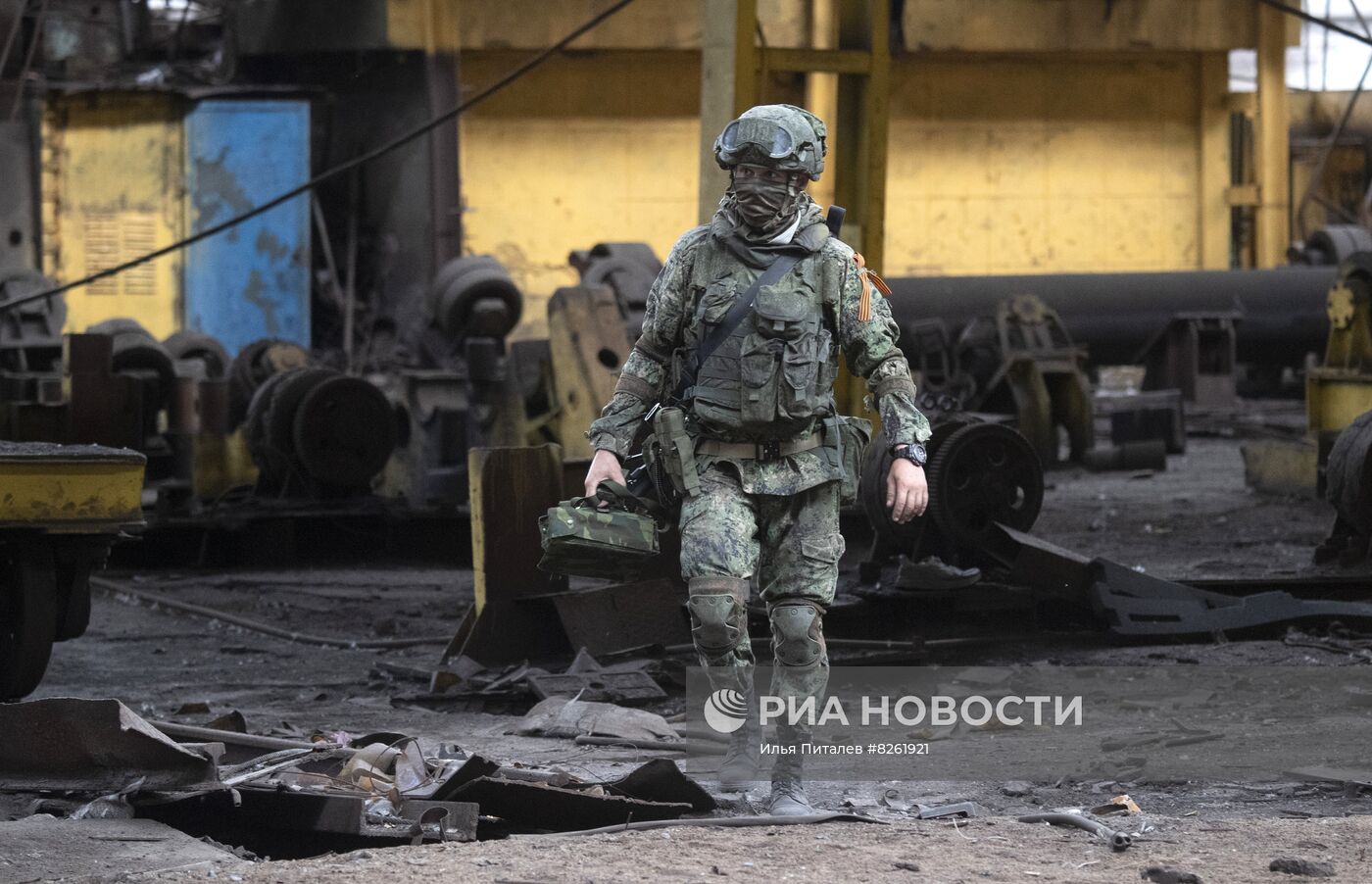 Разминирование завода "Азовмаш" в Мариуполе