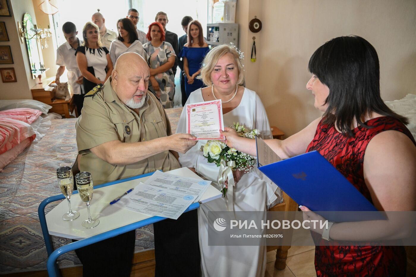 Первая регистрация брака в Мариуполе