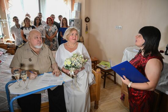 Первая регистрация брака в Мариуполе