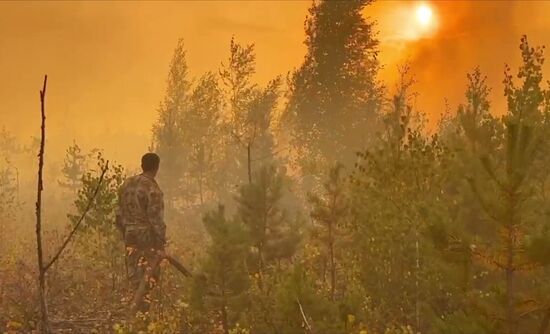 Пожары в Ивановской области