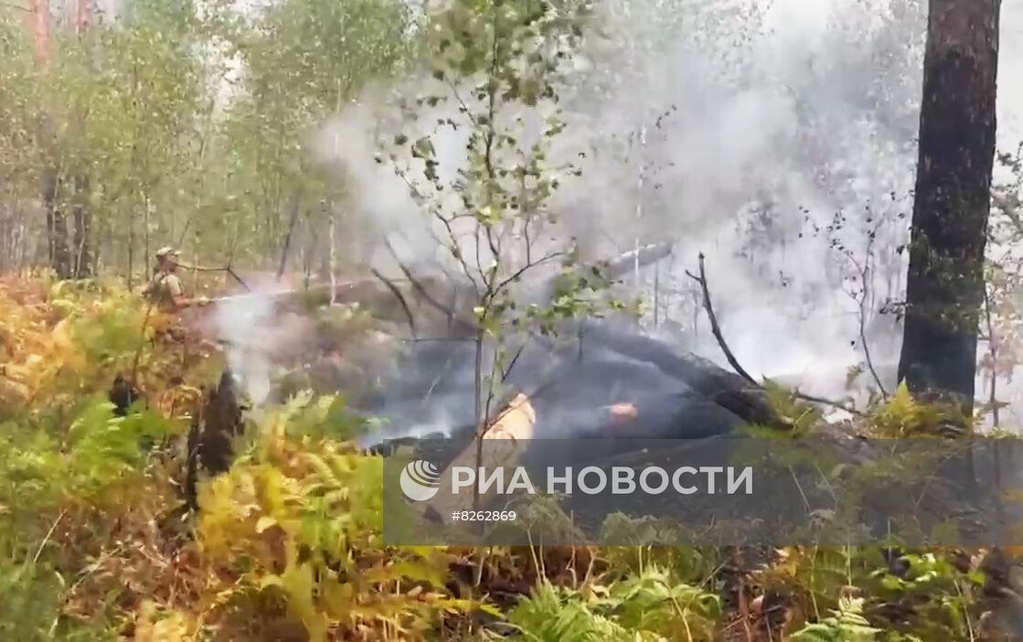 Пожары в Ивановской области