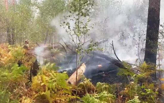 Пожары в Ивановской области