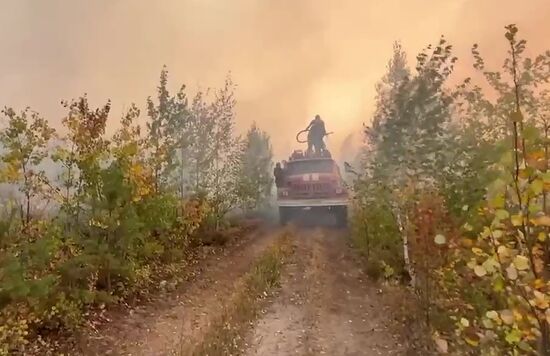 Пожары в Ивановской области