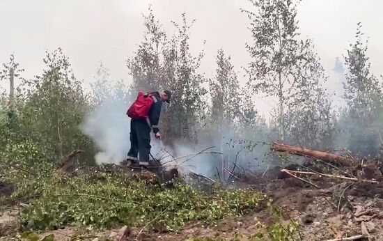 Пожары в Ивановской области