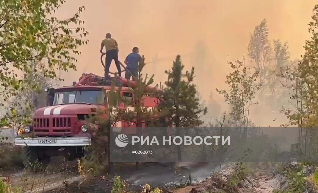 Пожары в Ивановской области