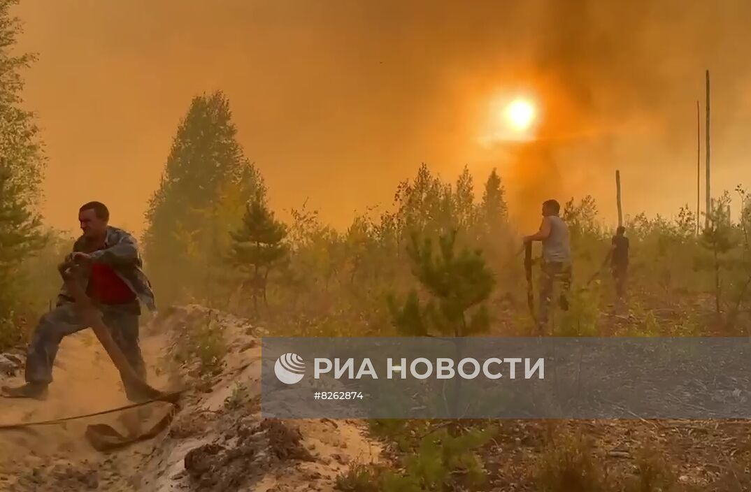 Пожары в Ивановской области