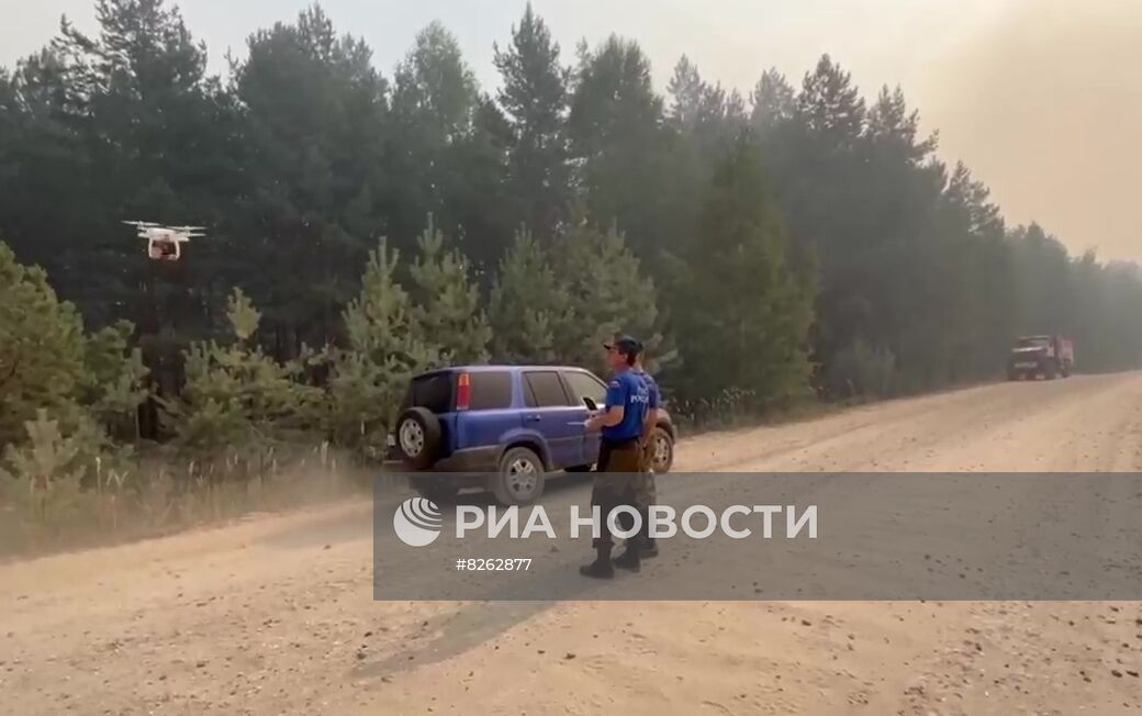 Пожары в Ивановской области