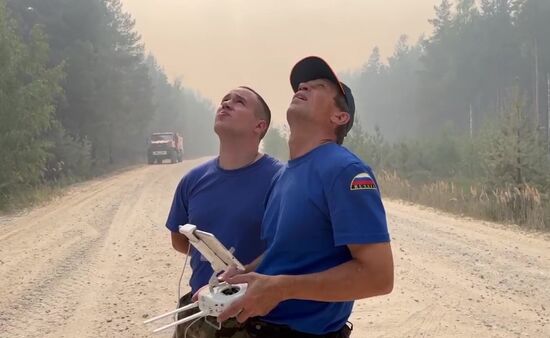 Пожары в Ивановской области