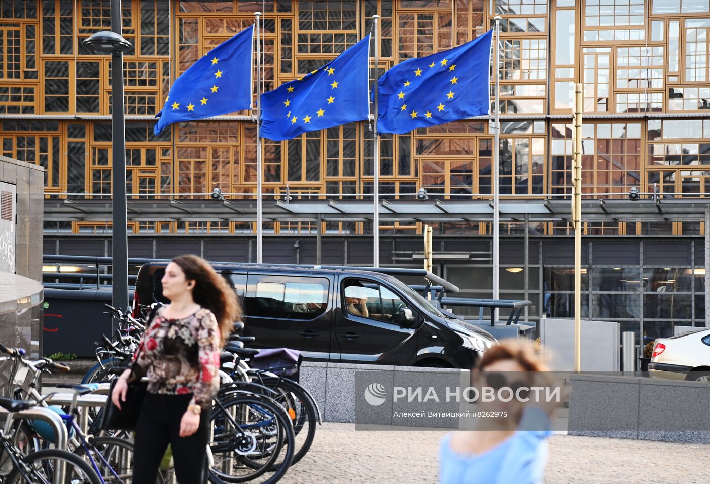 Символика ЕС в Брюсселе